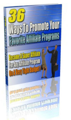Product picture 36 Ways To Promote Affiliate With Resale Right